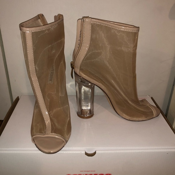 Nude Mesh booties - Picture 5 of 10
